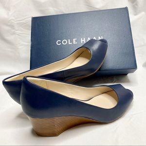NIB Cole Haan Sadie Open Toe Wedge